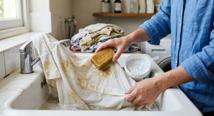 Détachant taches anciennes : oxygène actif ou savon au fiel ?